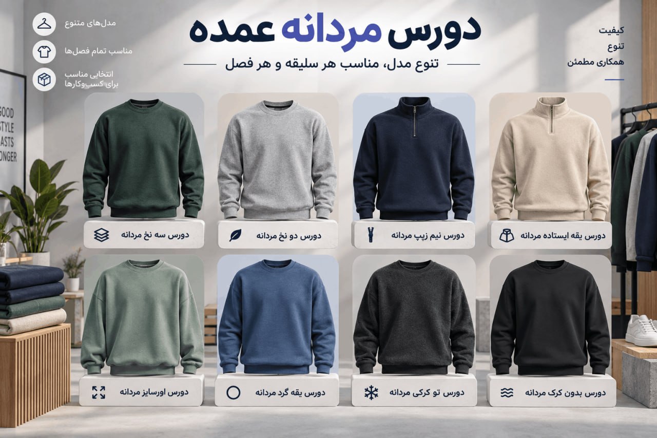 دورس مردانه عمده شامل چه مدلهایی است؟