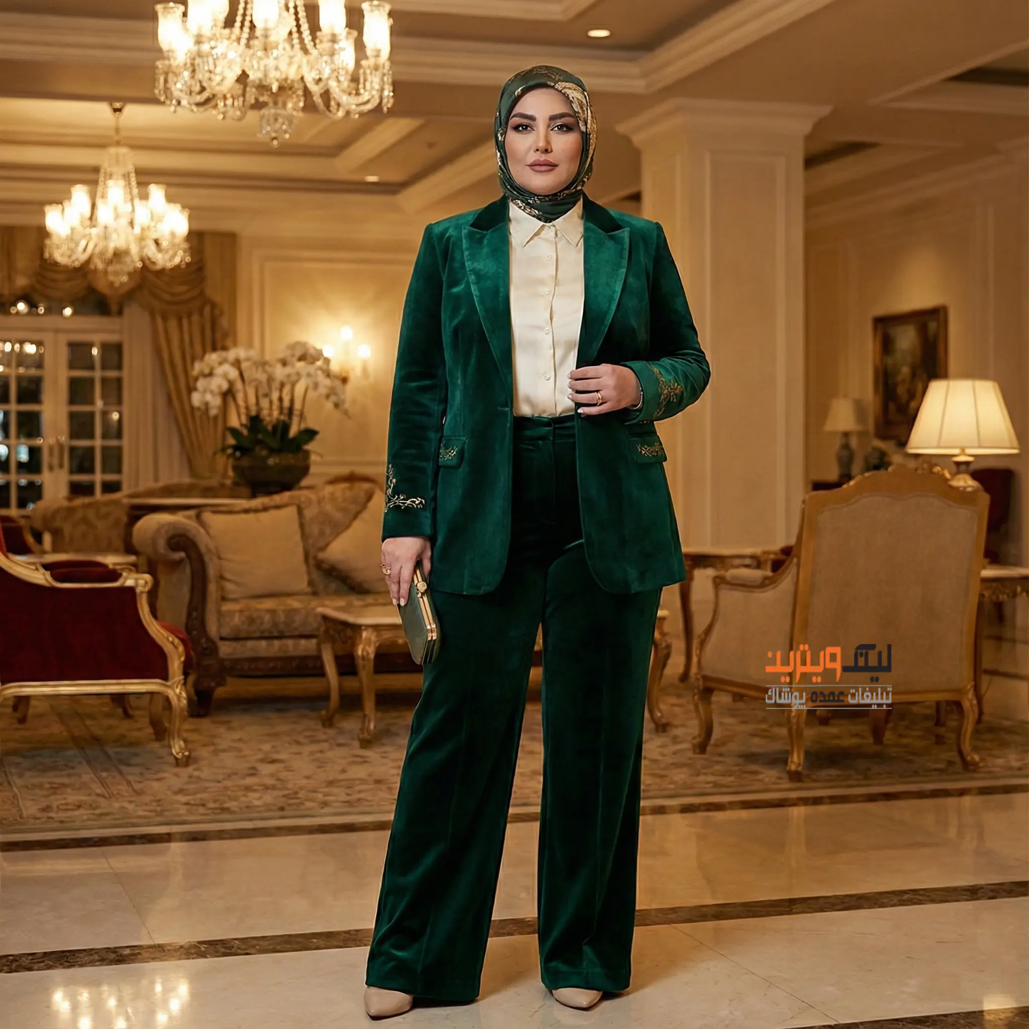 لباس سایز بزرگ زنانه عمده | کت و شلوار سایز بزرگ زنانه | دارای رنگ بندی و مدل‌های متنوع | لینک‌ویترین مرجع تخصصی فروش پوشاک عمده