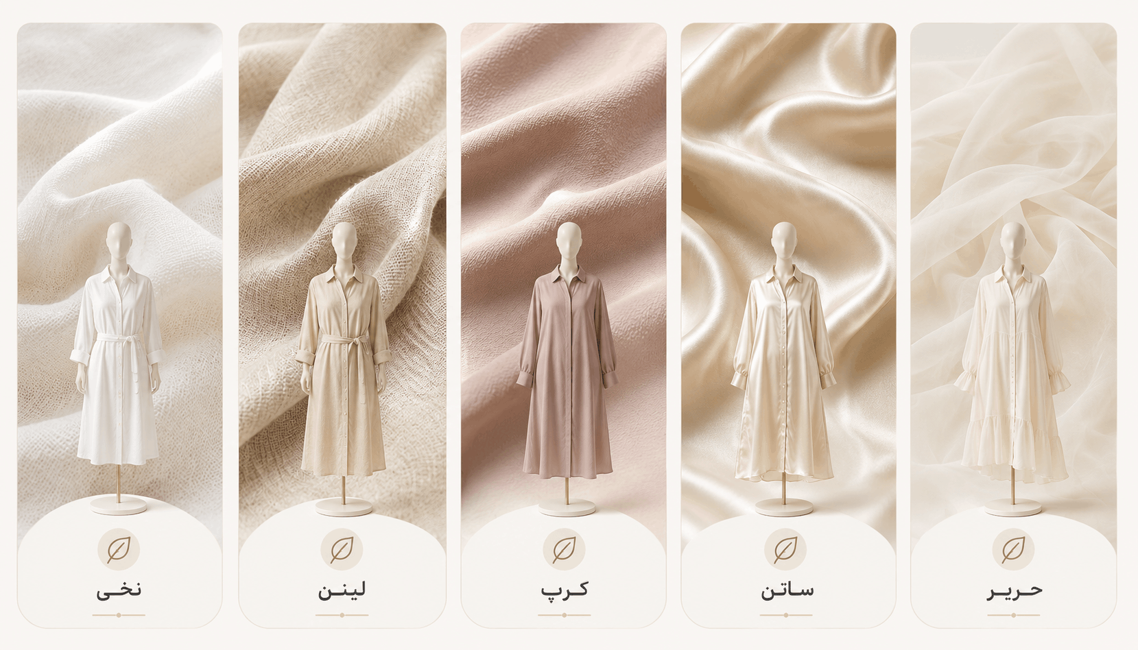 انواع پارچه پیراهن عمده زنانه