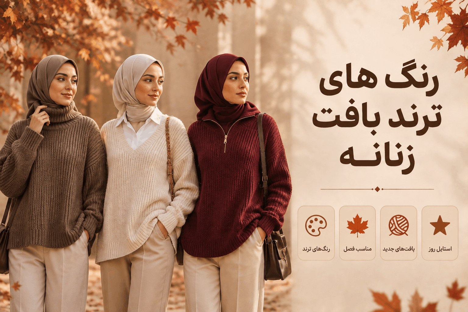 رنگ های ترند بافت زنانه