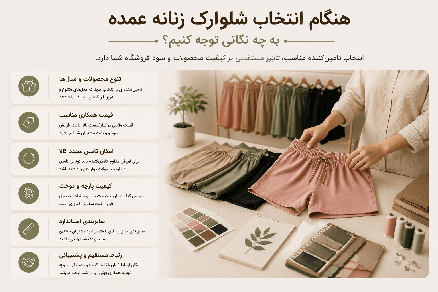 نکات مهم خرید شلوارک زنانه