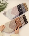 روسری نخی لاوین دوروخت منگوله دار  کد  20301