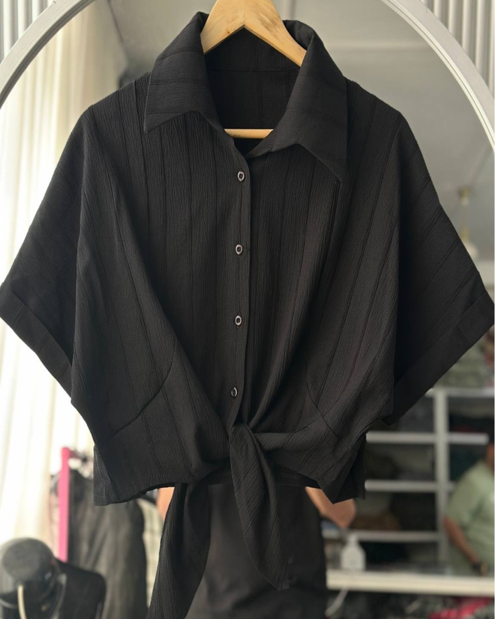 شومیز جلو گره ساده