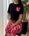 ست کراپ و شلوار برمودا