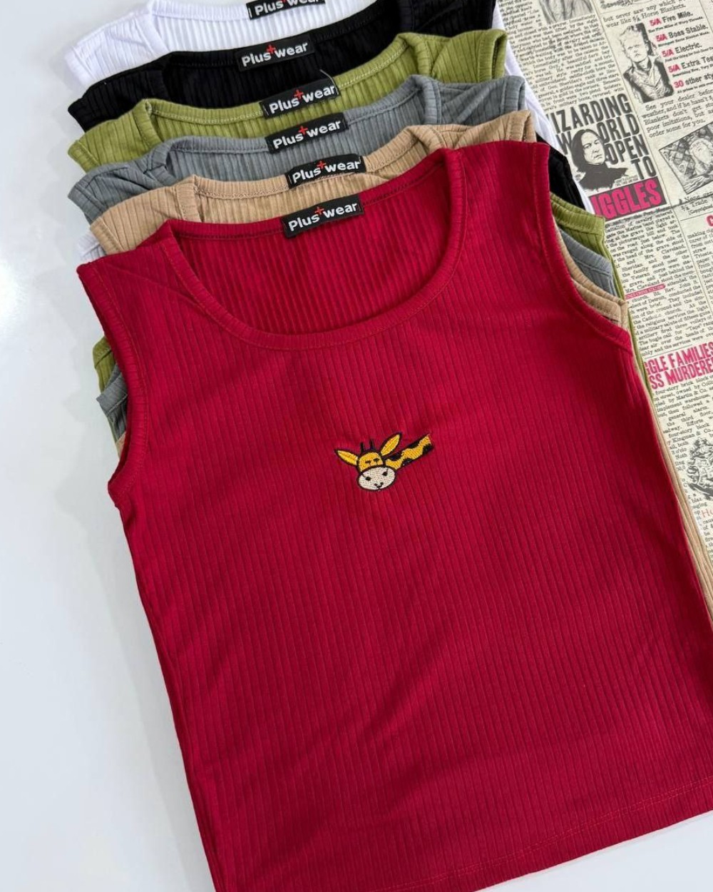 تاپ گلدوزی زرافه