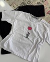 تیشرت کراپ پنبه