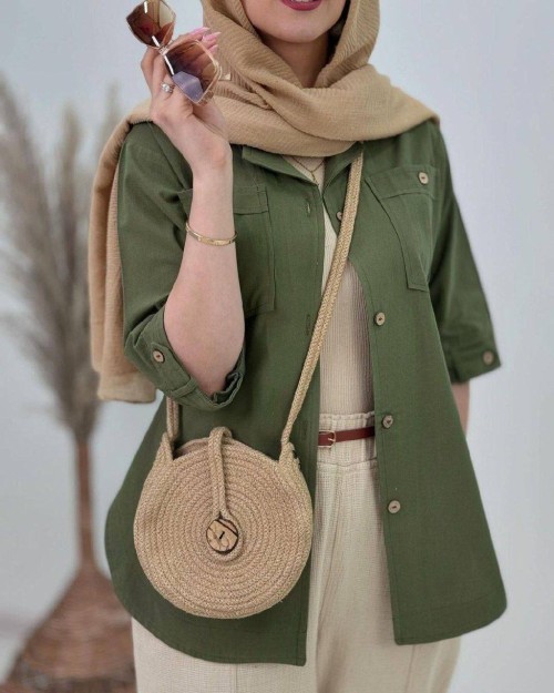  مانتو آستین سه رب کد 119 