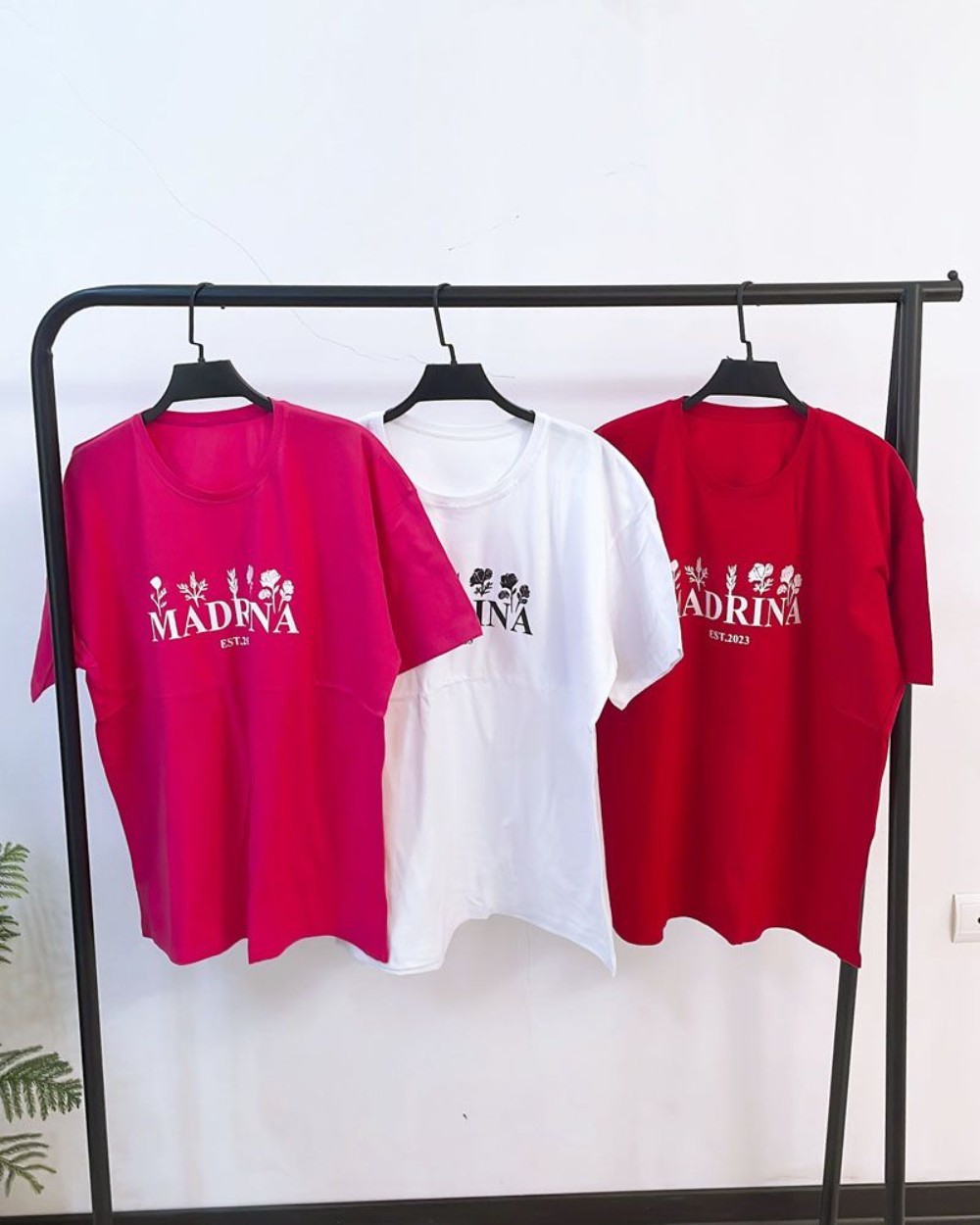تیشرت نخپنبه سوپر باکسی عرض ۶۰   madrina