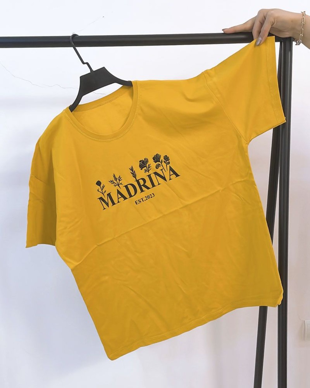 تیشرت نخپنبه سوپر باکسی عرض ۶۰   madrina