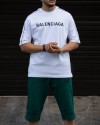 ست تیشرت و شلوارک مردانه طرح بالنسیاگا