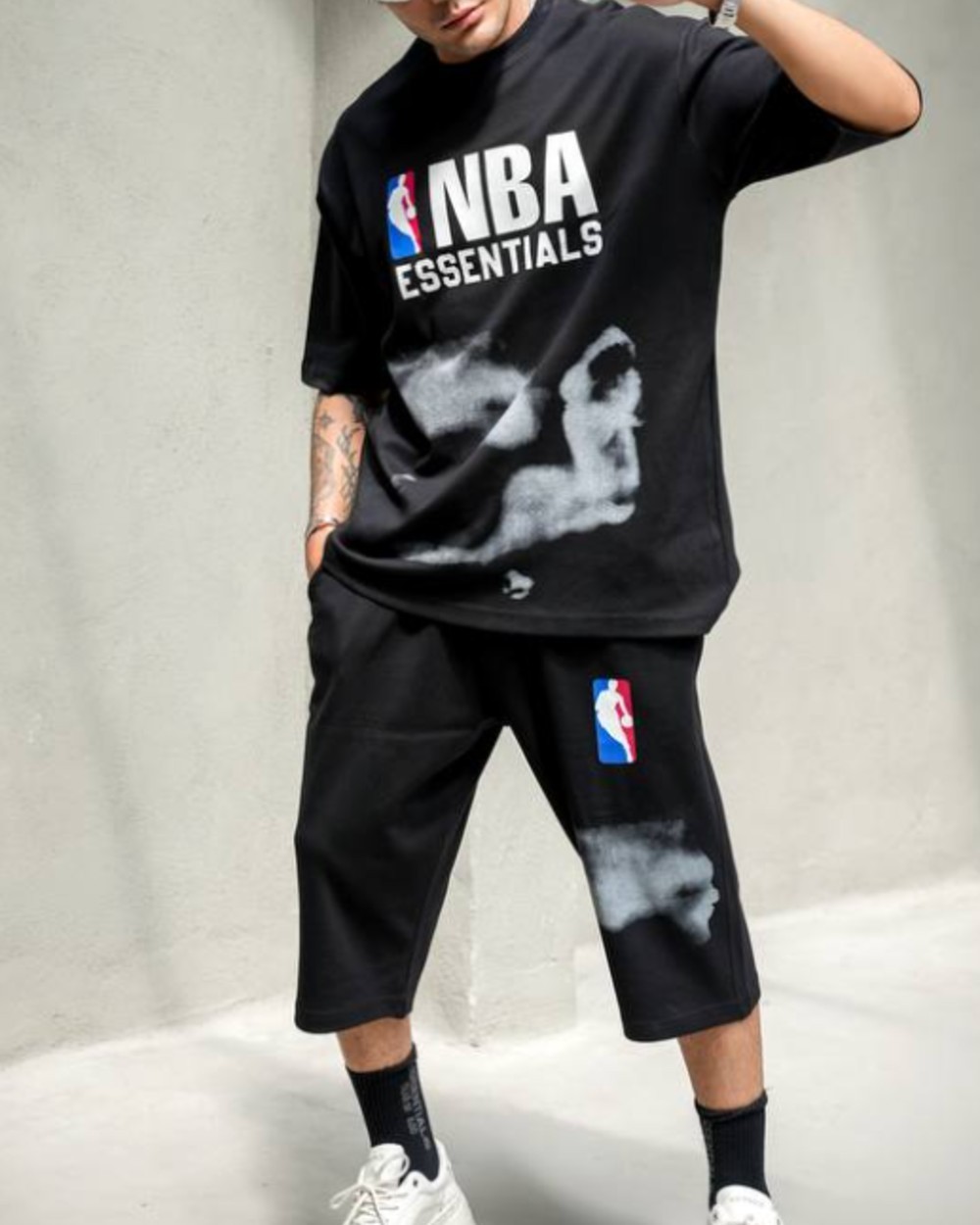 ست شلوارک و تیشرت مردانه  NBA