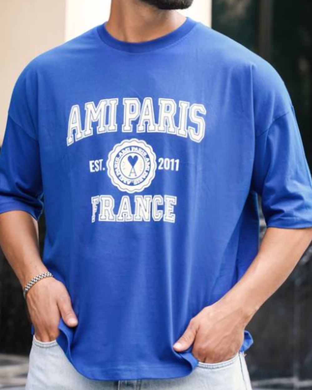 تیشرت باکسی چاپی