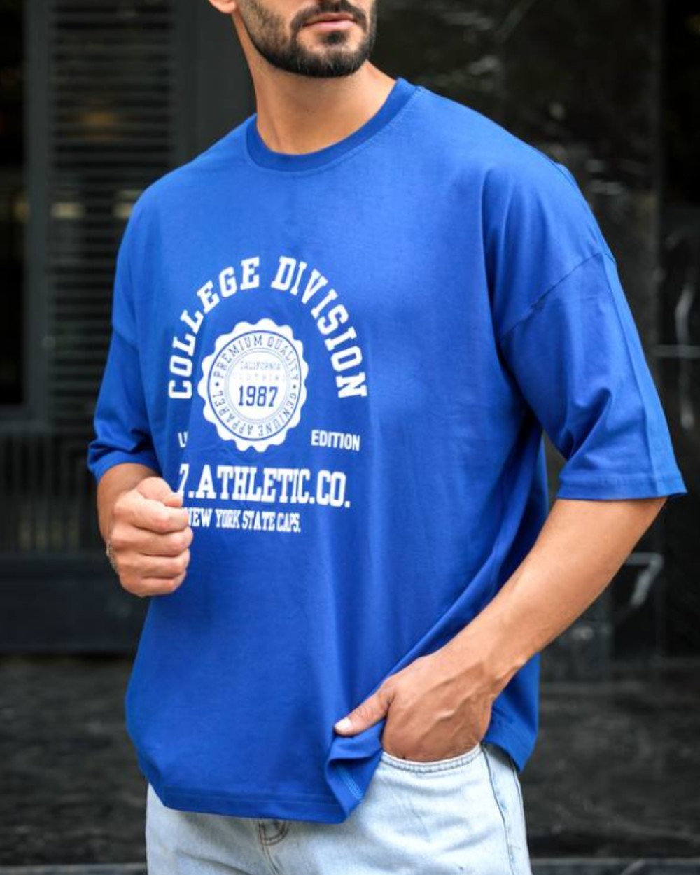 تیشرت باکسی چاپی