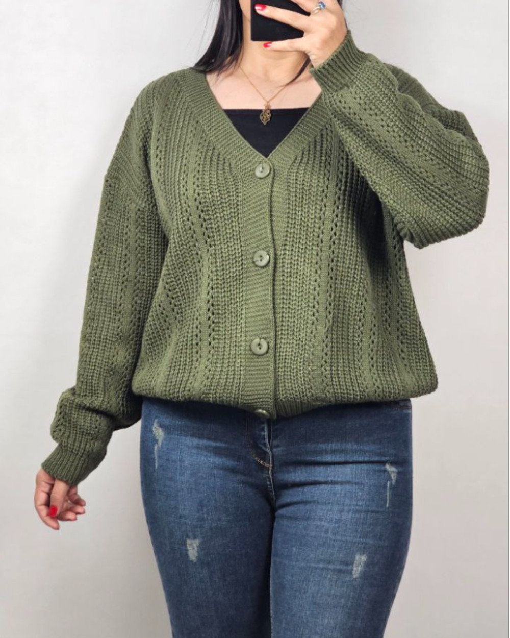 ژاکت ۴ دکمه طرحدار کد3024