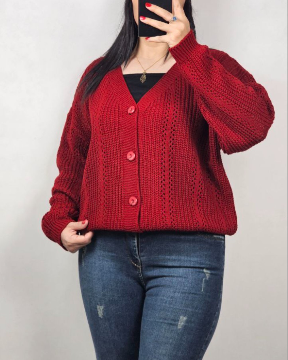 ژاکت ۴ دکمه طرحدار کد3024