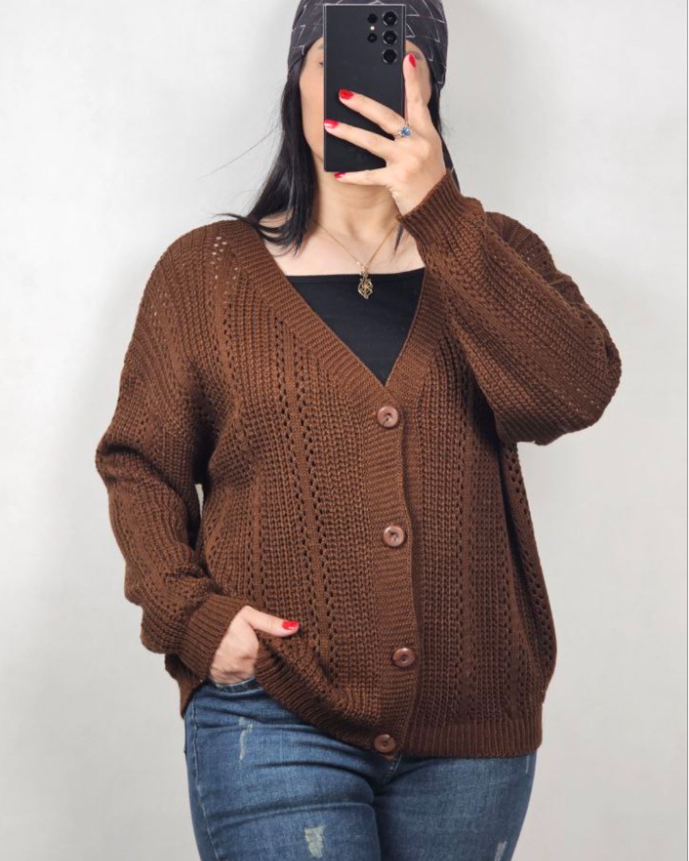 ژاکت ۴ دکمه طرحدار کد3024