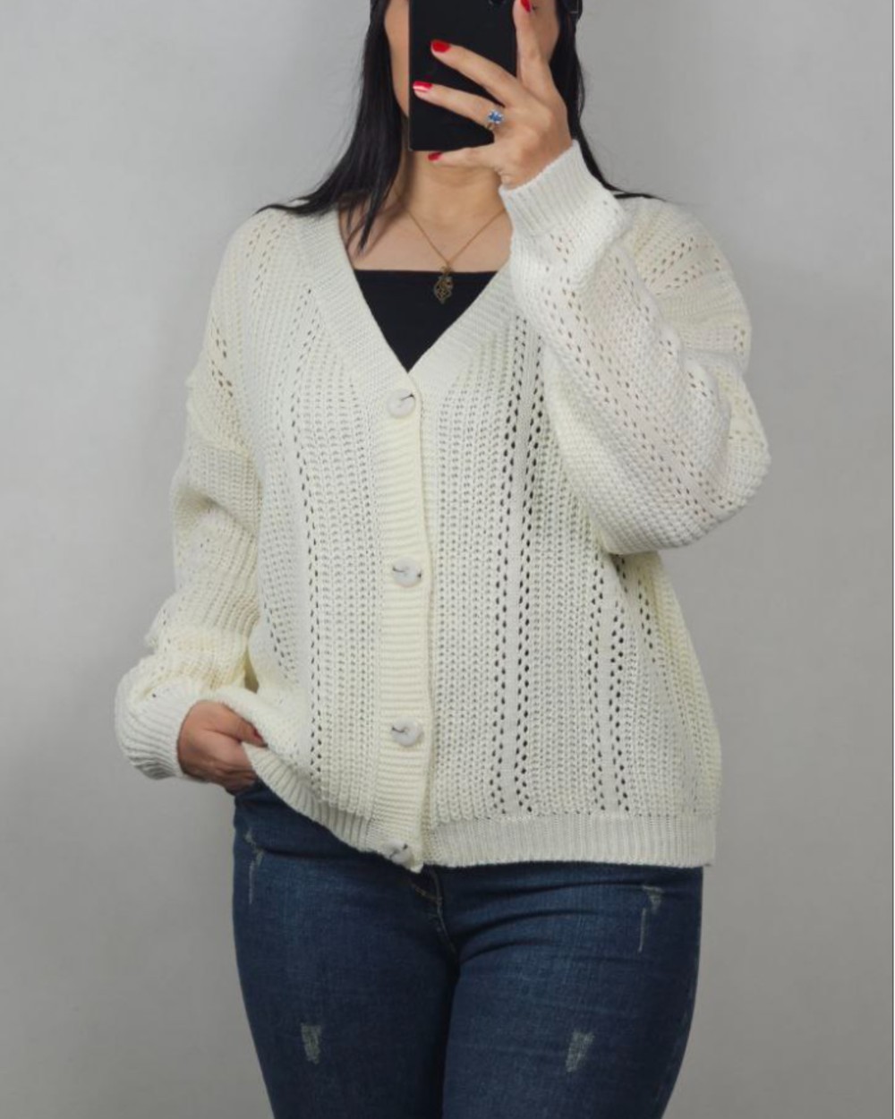 ژاکت ۴ دکمه طرحدار کد3024