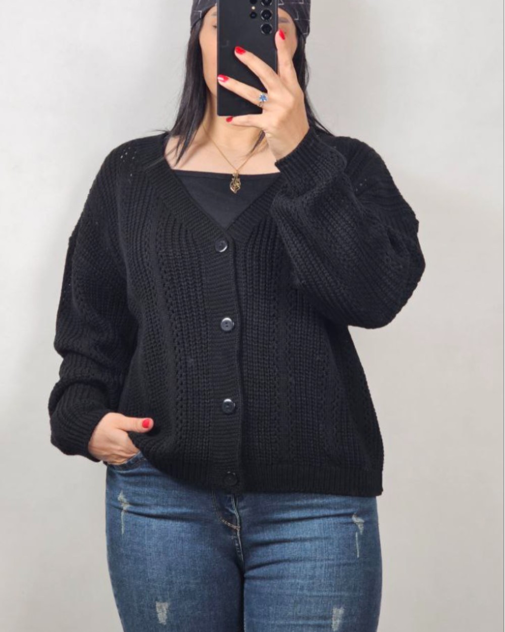 ژاکت ۴ دکمه طرحدار کد3024