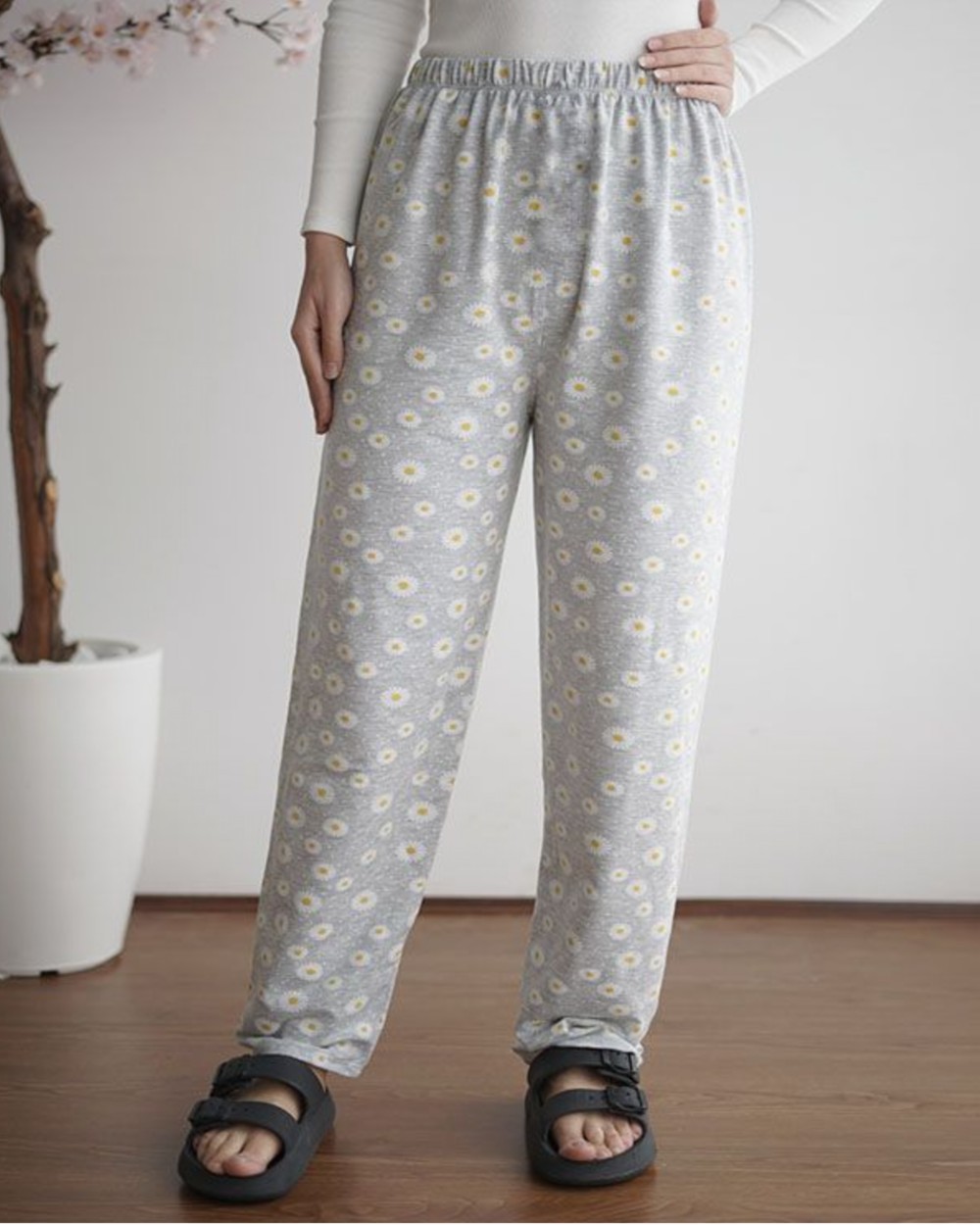 شلوار دورس طرح دار زنانه