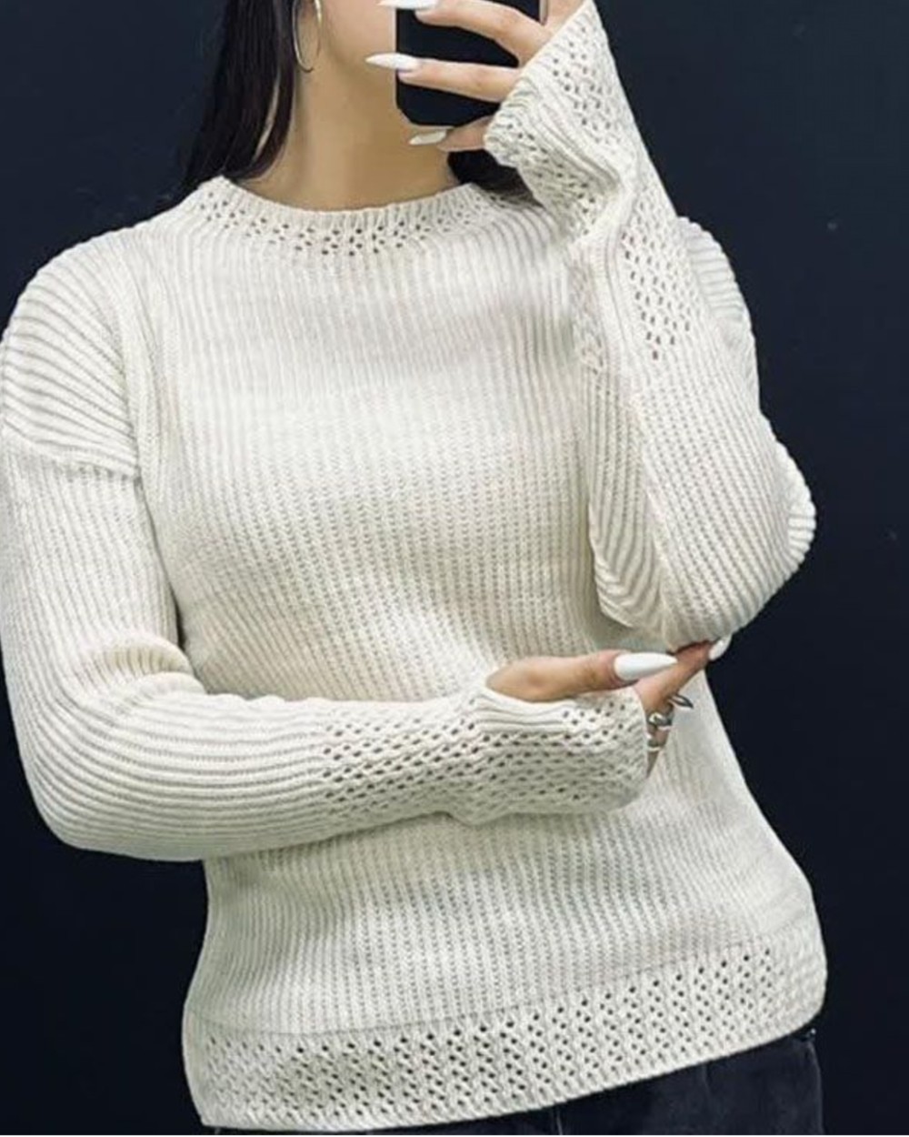 بلوز بافت فینگر دار