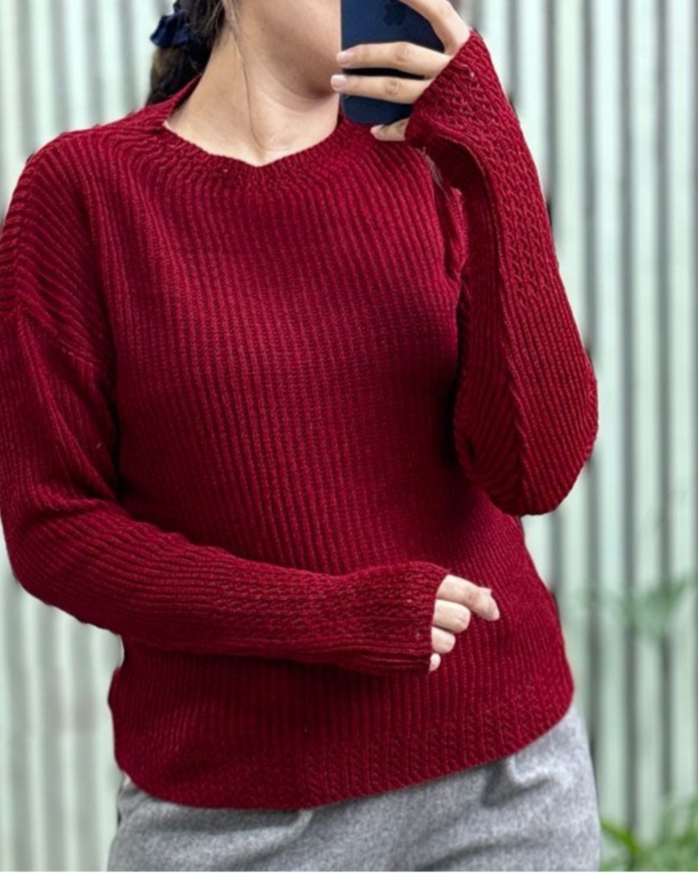 بلوز بافت فینگر دار