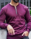 بلوز مردانه نیم زیپ