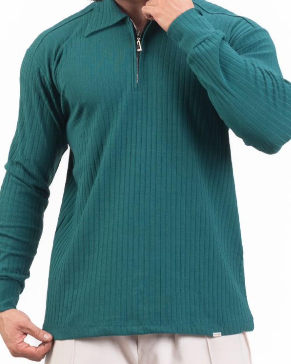 بلوز نیم زیپ یقه دار برند REPRESENT