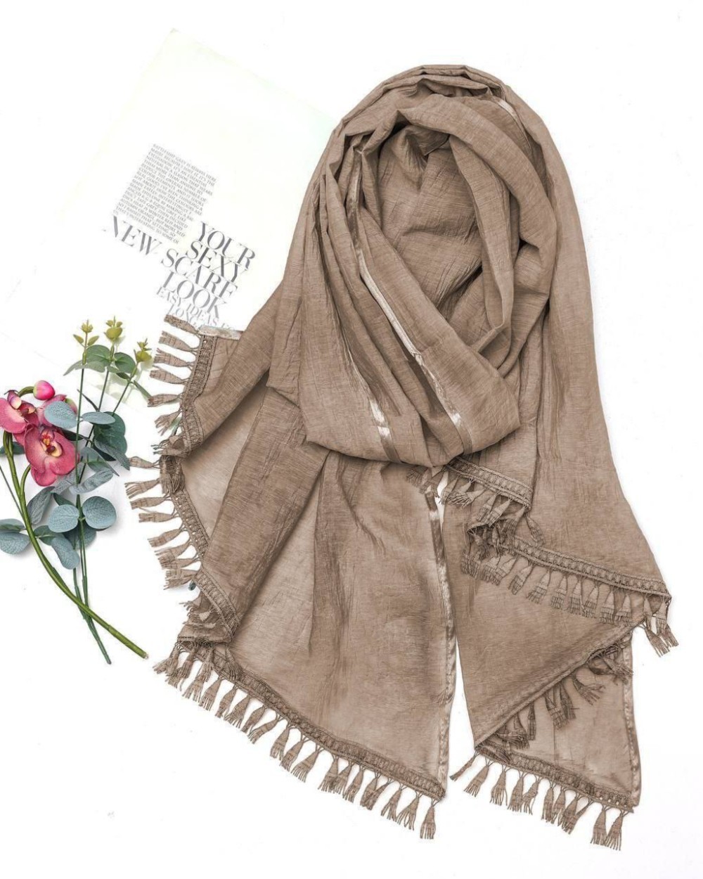 شال کنفی ریشه سرخ پوستی