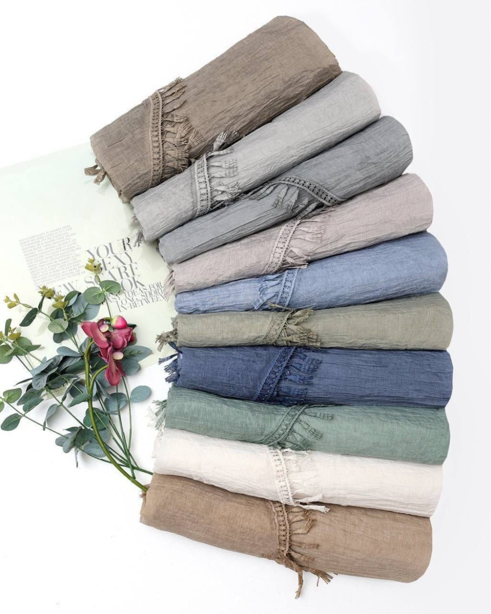 شال کنفی ریشه سرخ پوستی