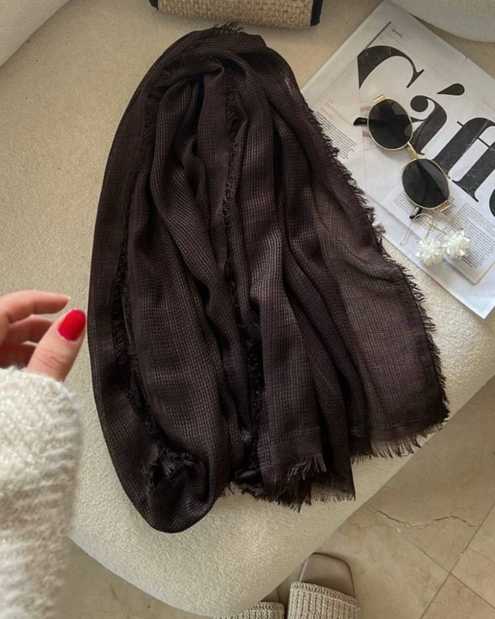 شال حصیری دور ریش