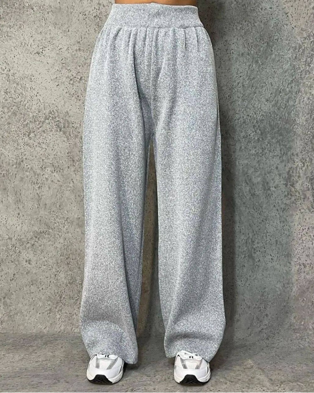 شلوار بافت کمر کش پهن