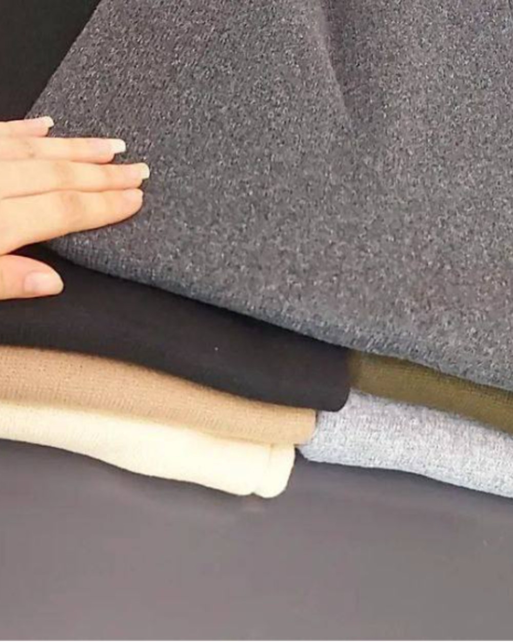 شلوار بافت کمر کش پهن