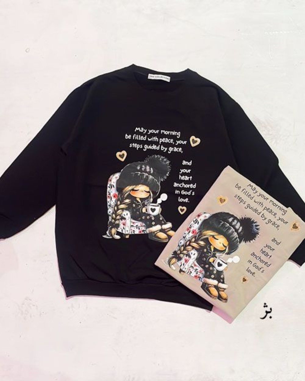 بلوز دورس پنبه دختر کاپوچینو