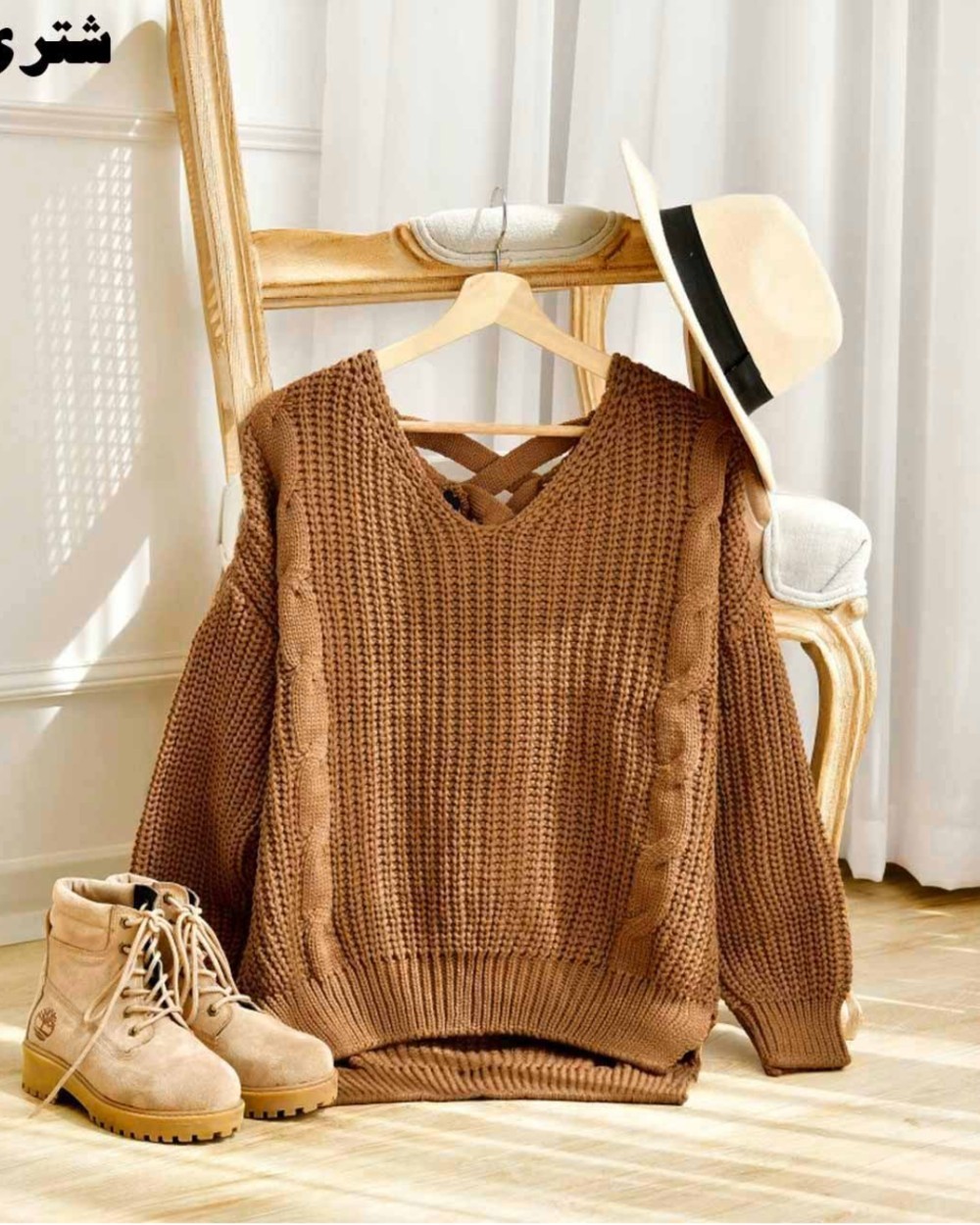 بافت نخ ترک پشت ضربدری