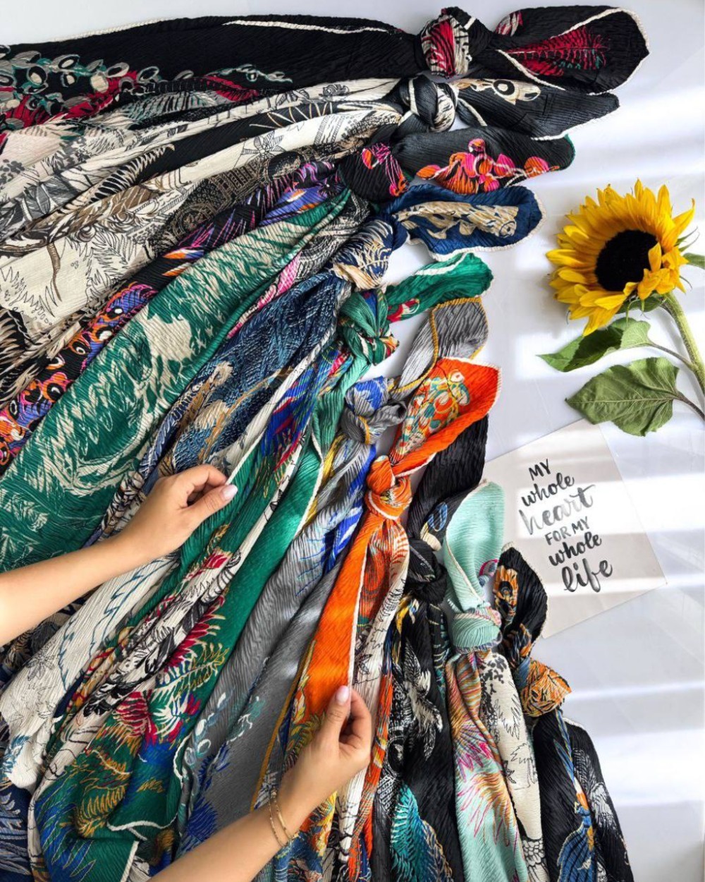 روسری پلیسه پاییزه