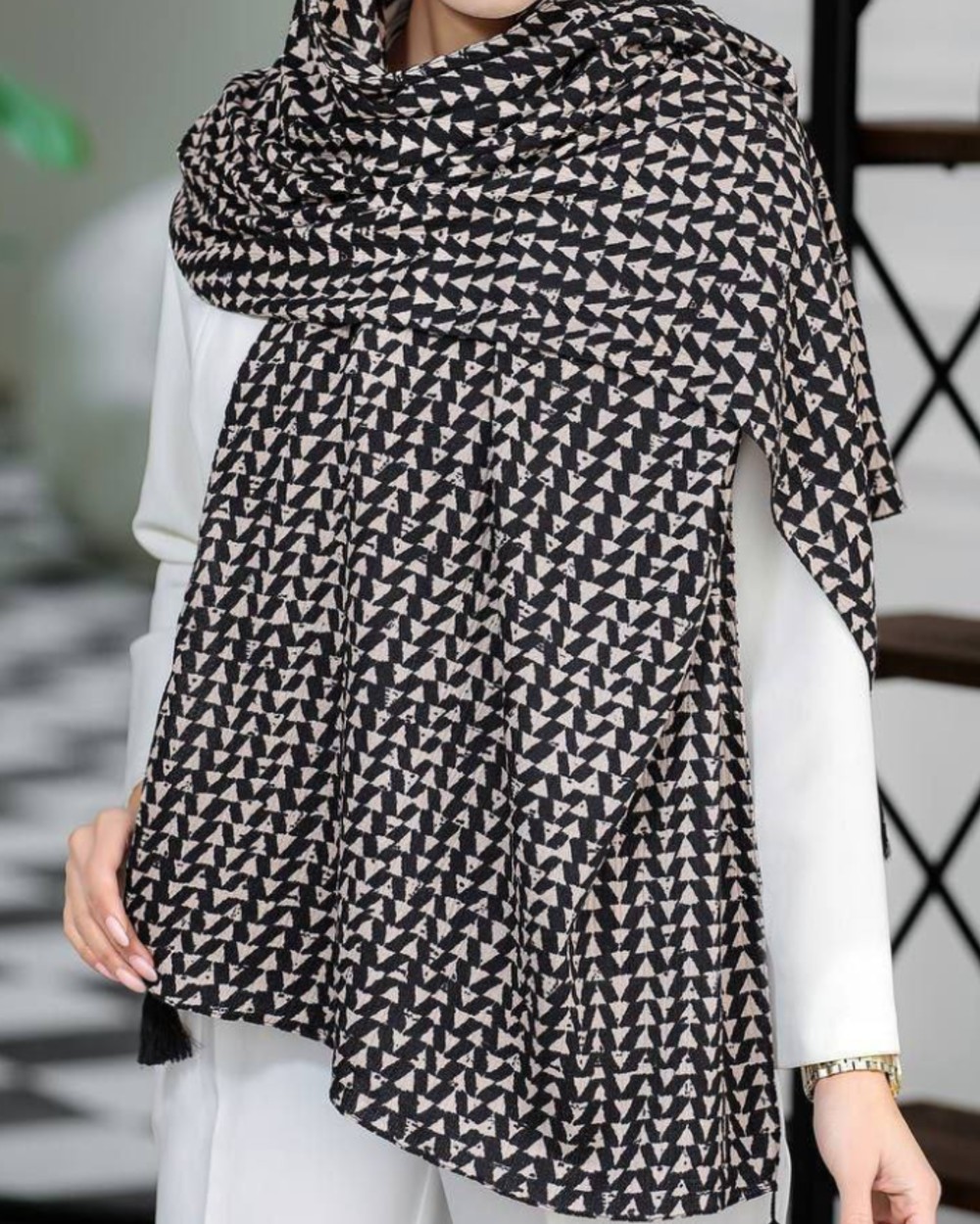 شال پلیسه پاییزه