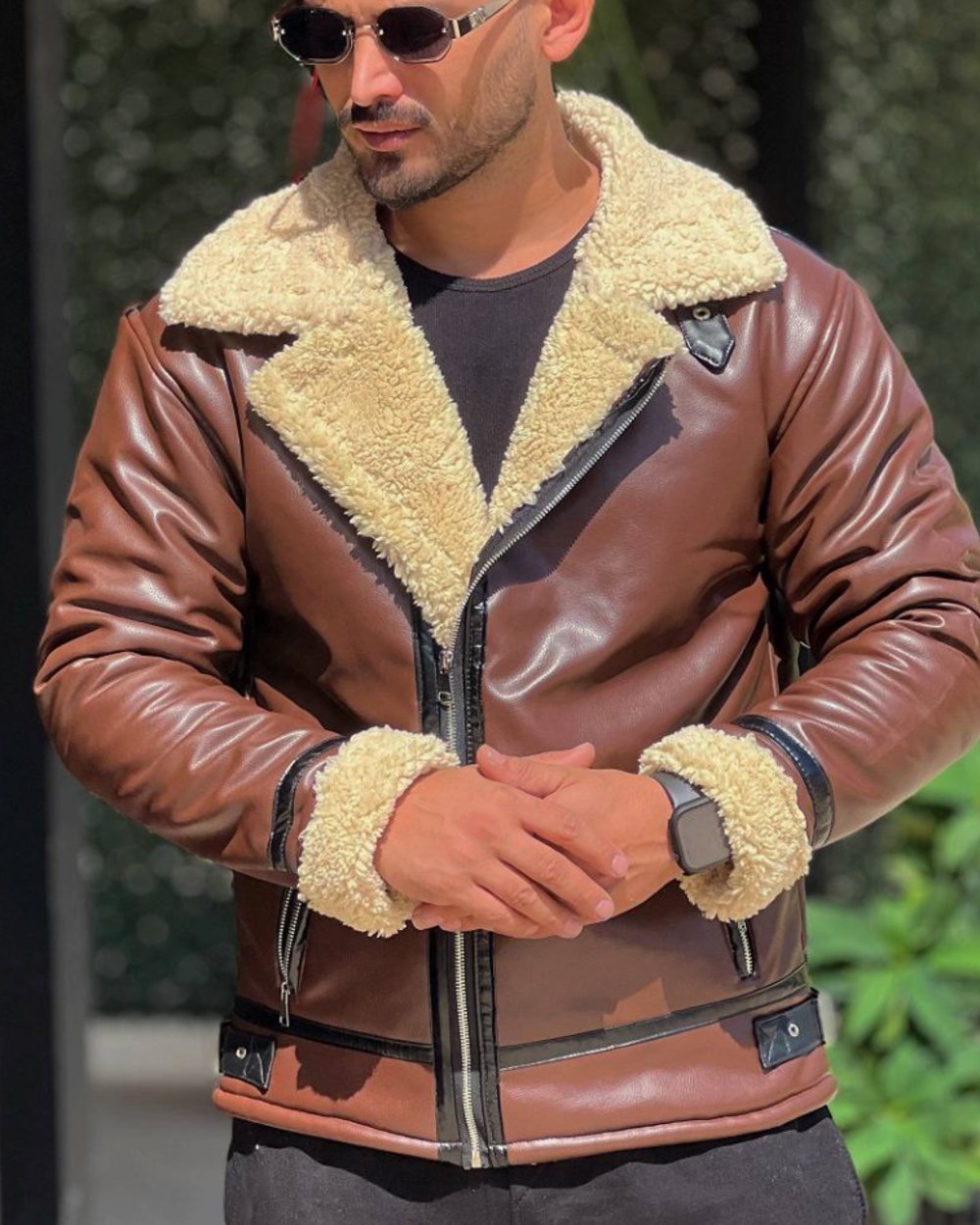 کاپشن چرم بوفالو