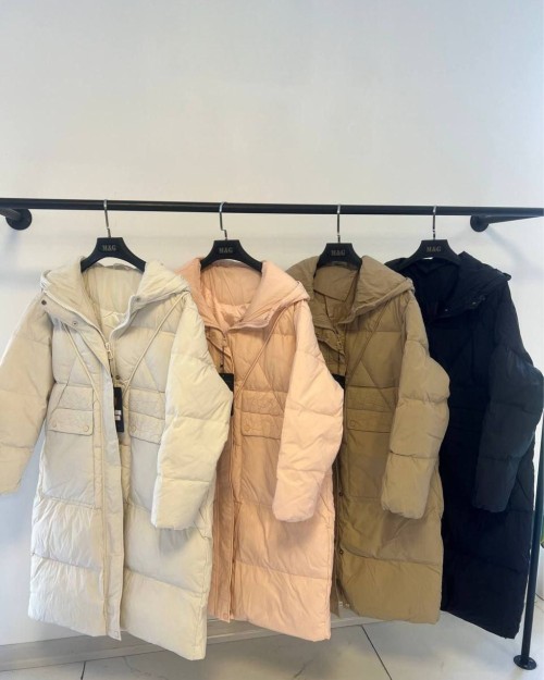  کاپشن بلند جیب لوزی 