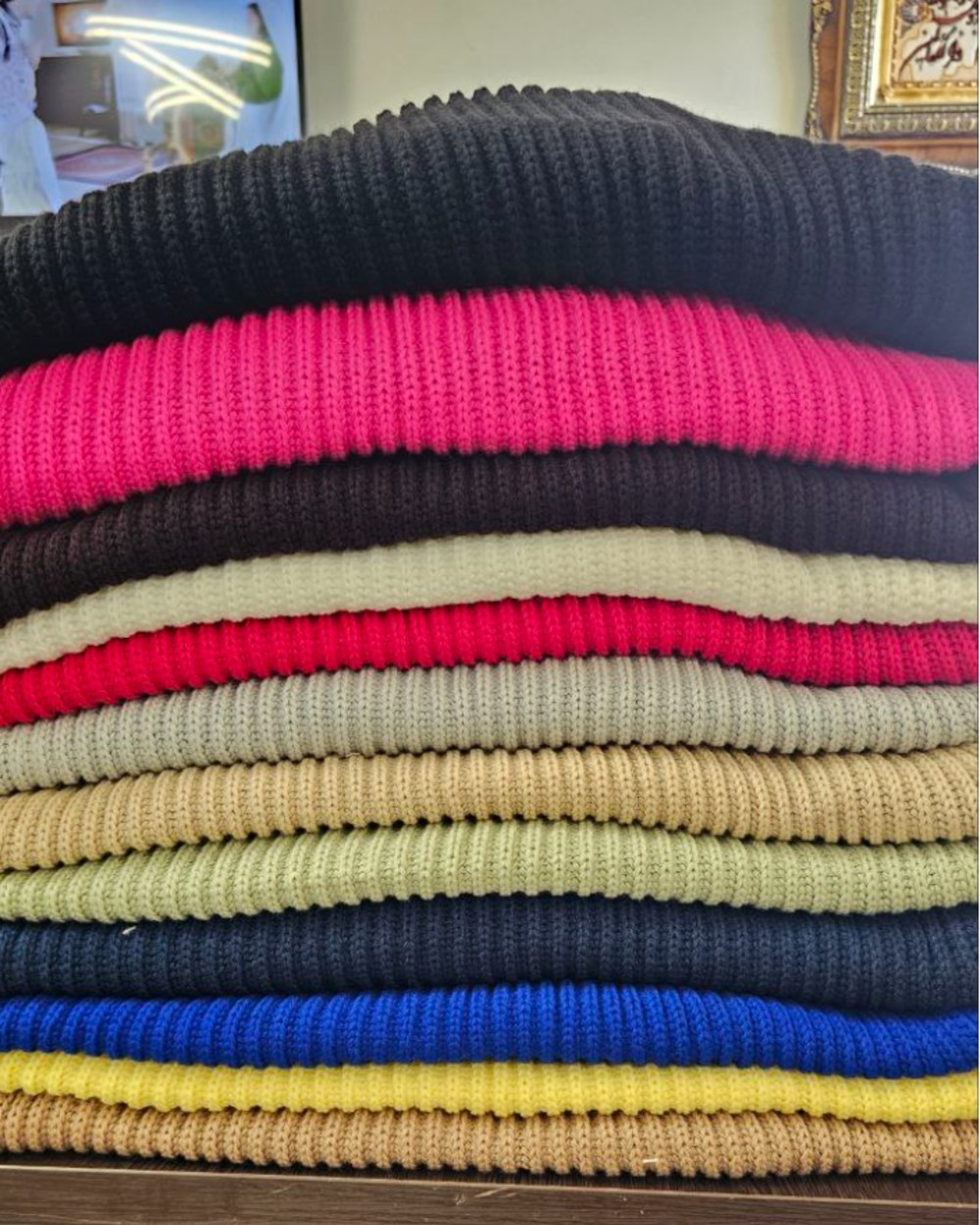 بافت یقه لش ریش ریش کد 3077