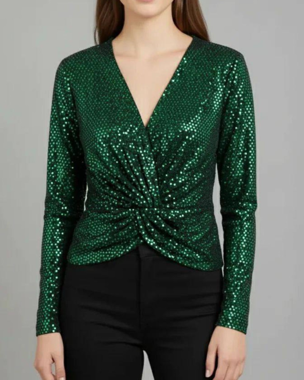 شومیز مجلسی پولک دوزی