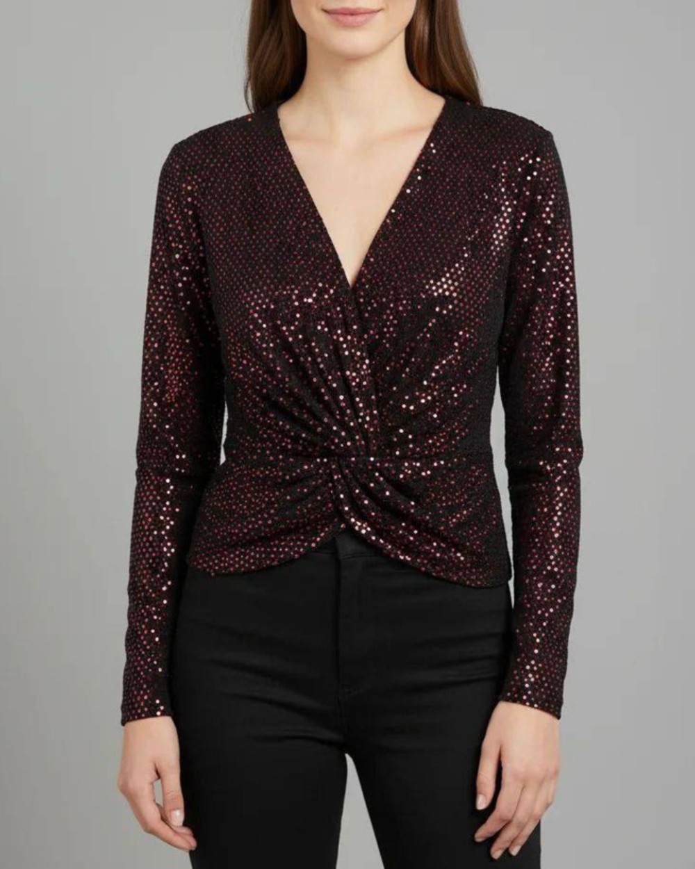 شومیز مجلسی پولک دوزی