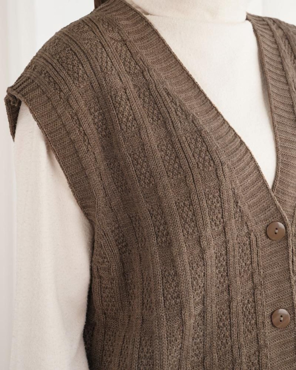 ژیله بافت مربعی جلو دکمه