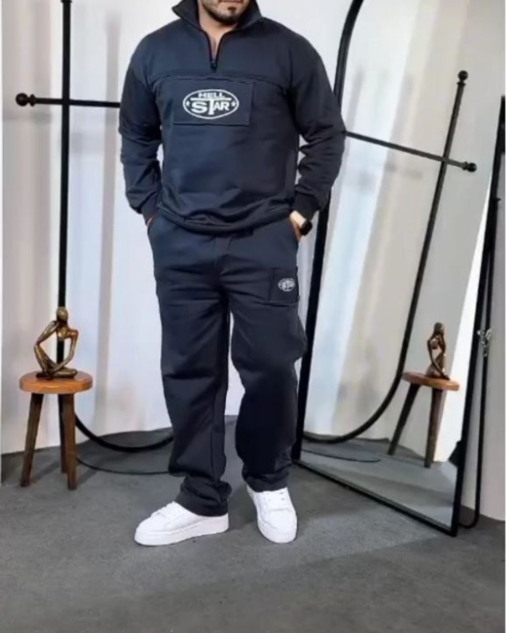 ست دورس سه نخ نیم زیپ