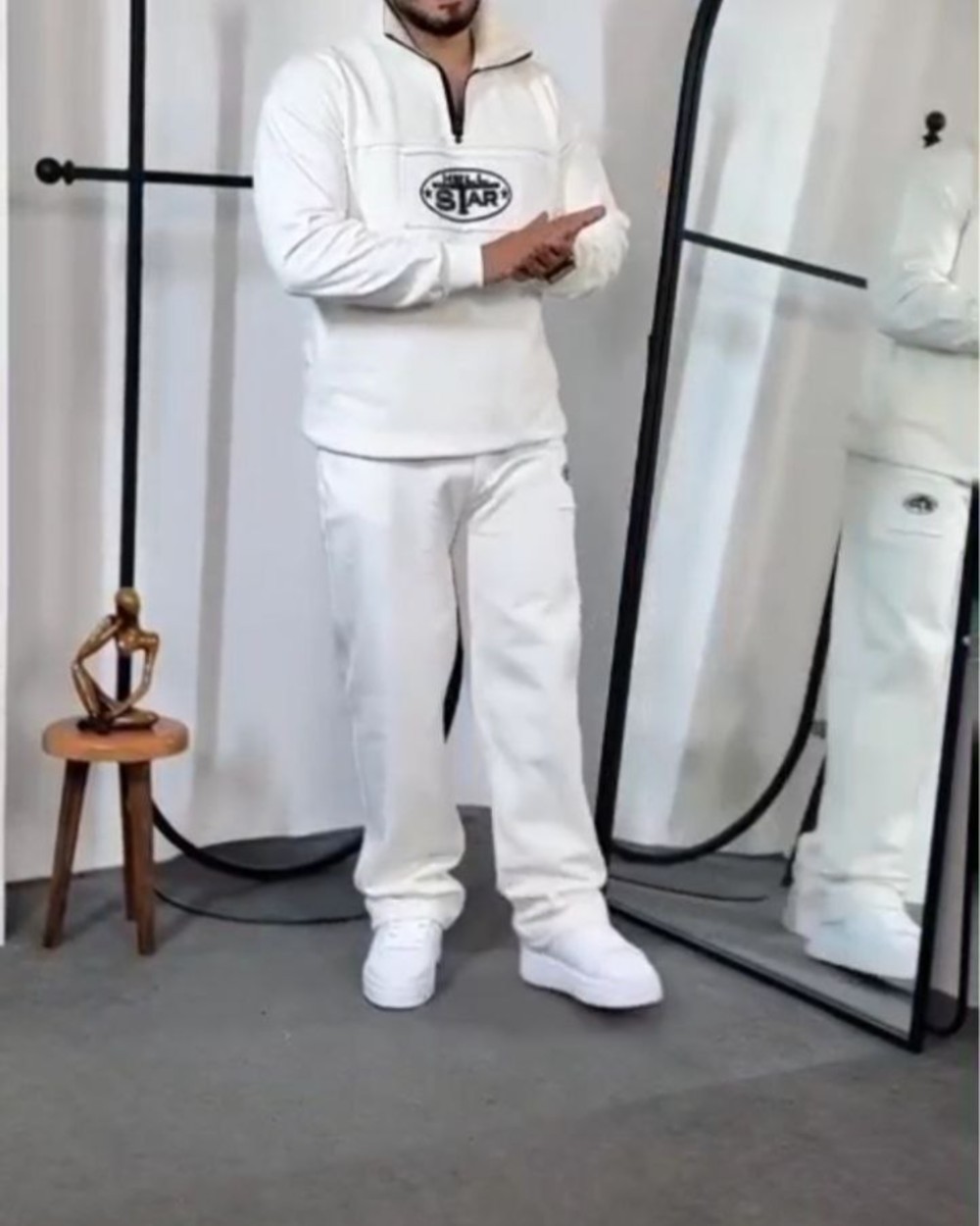 ست دورس سه نخ نیم زیپ