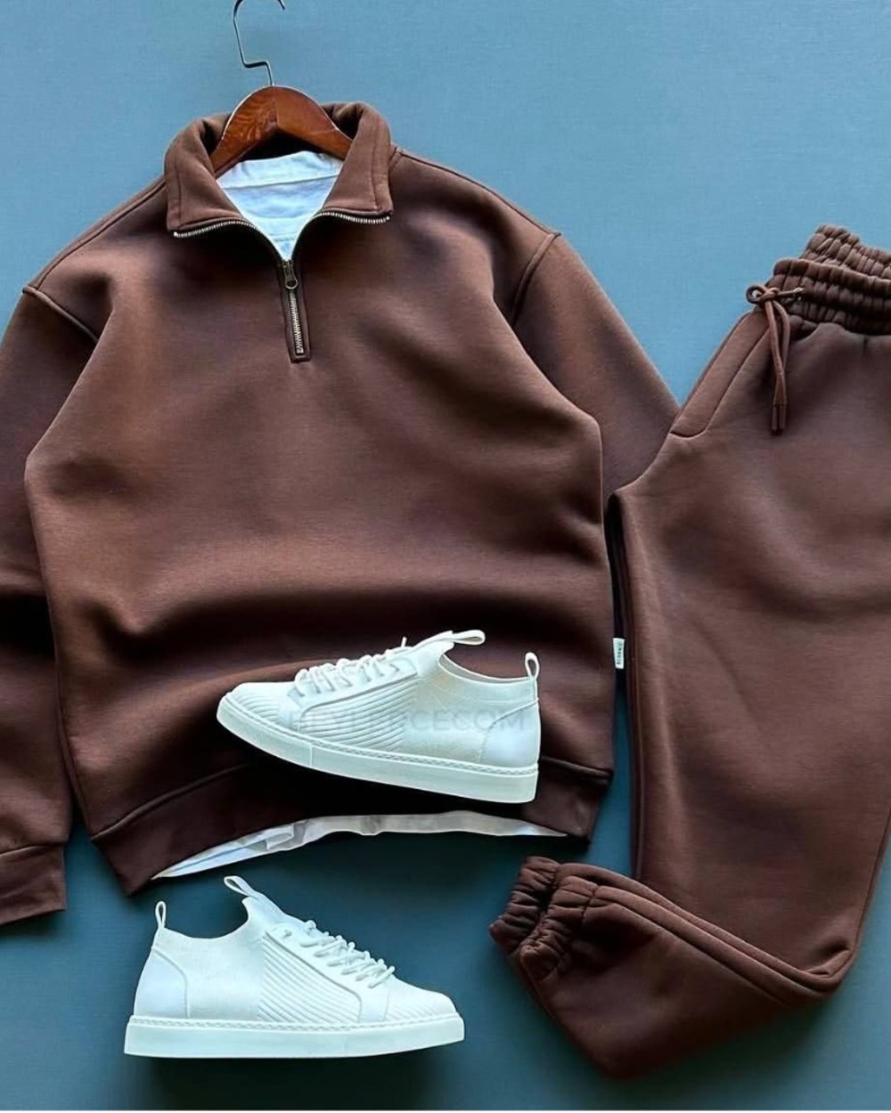 ست نبم زیپ و شلوار جاگر