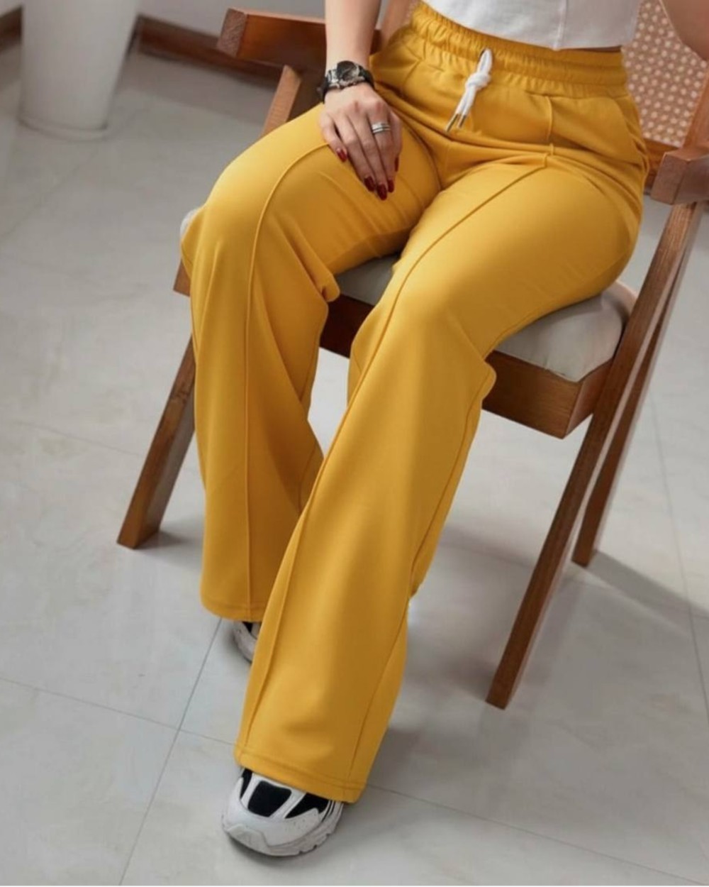 شلوار بگ خط دوخت