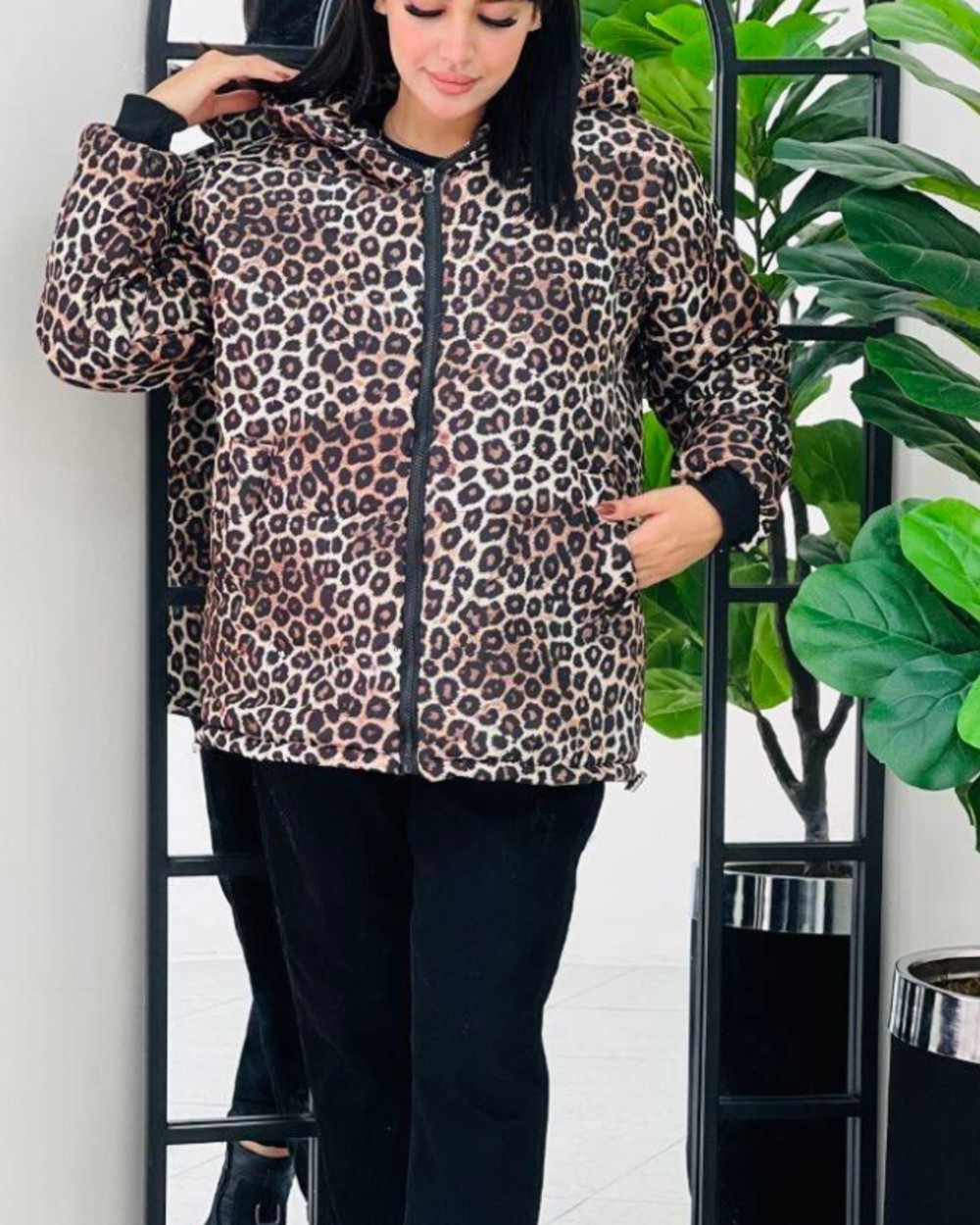 کاپشن پلنگی طنین