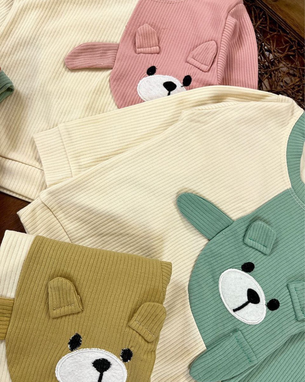 بلوز شلوار طرح خرس گوش دار