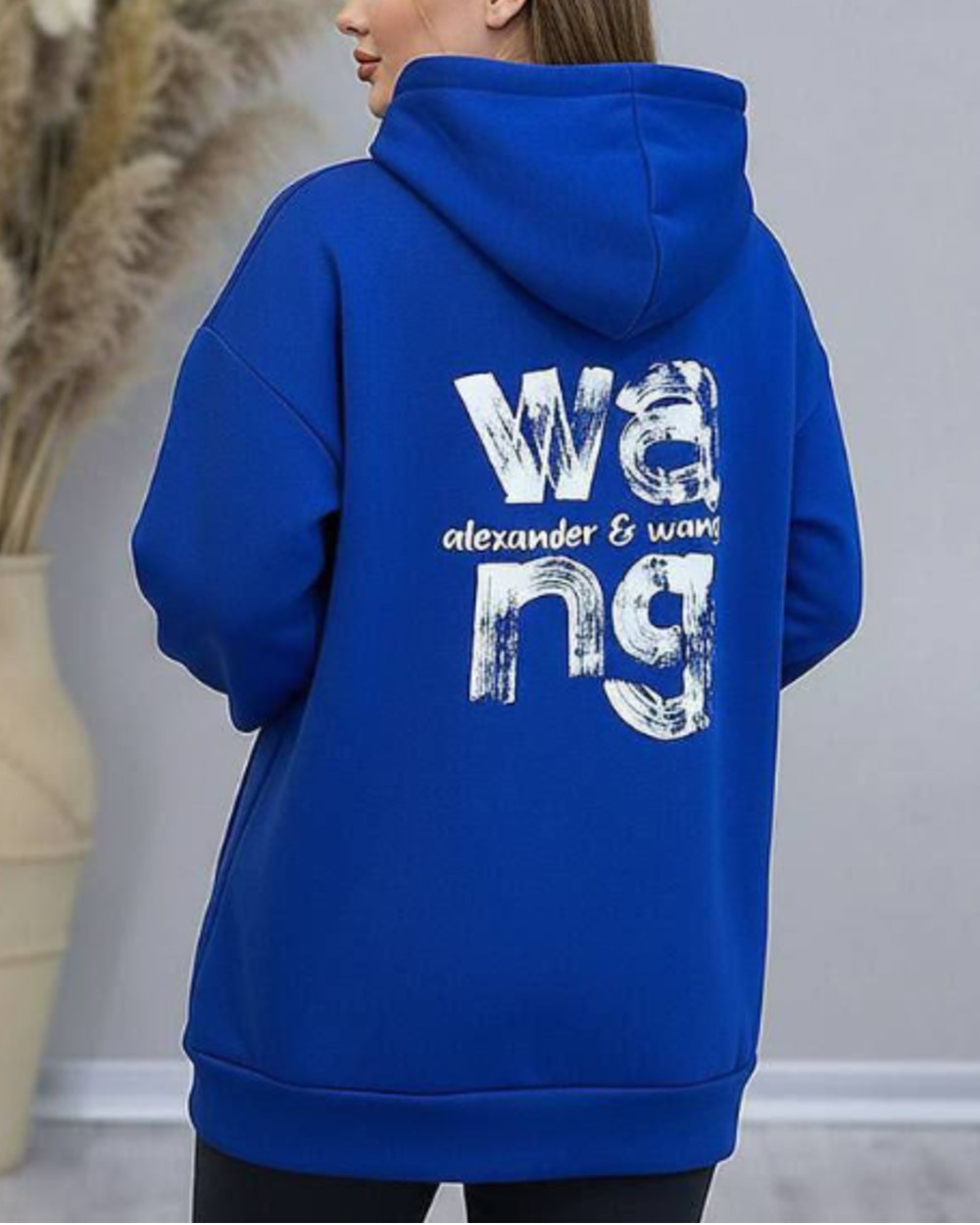 سویشرت قواره دار بلند چاپی