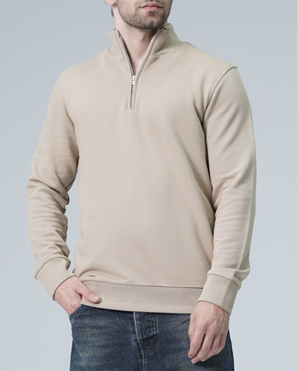 دورس نیم زیپ یقه ایستاده